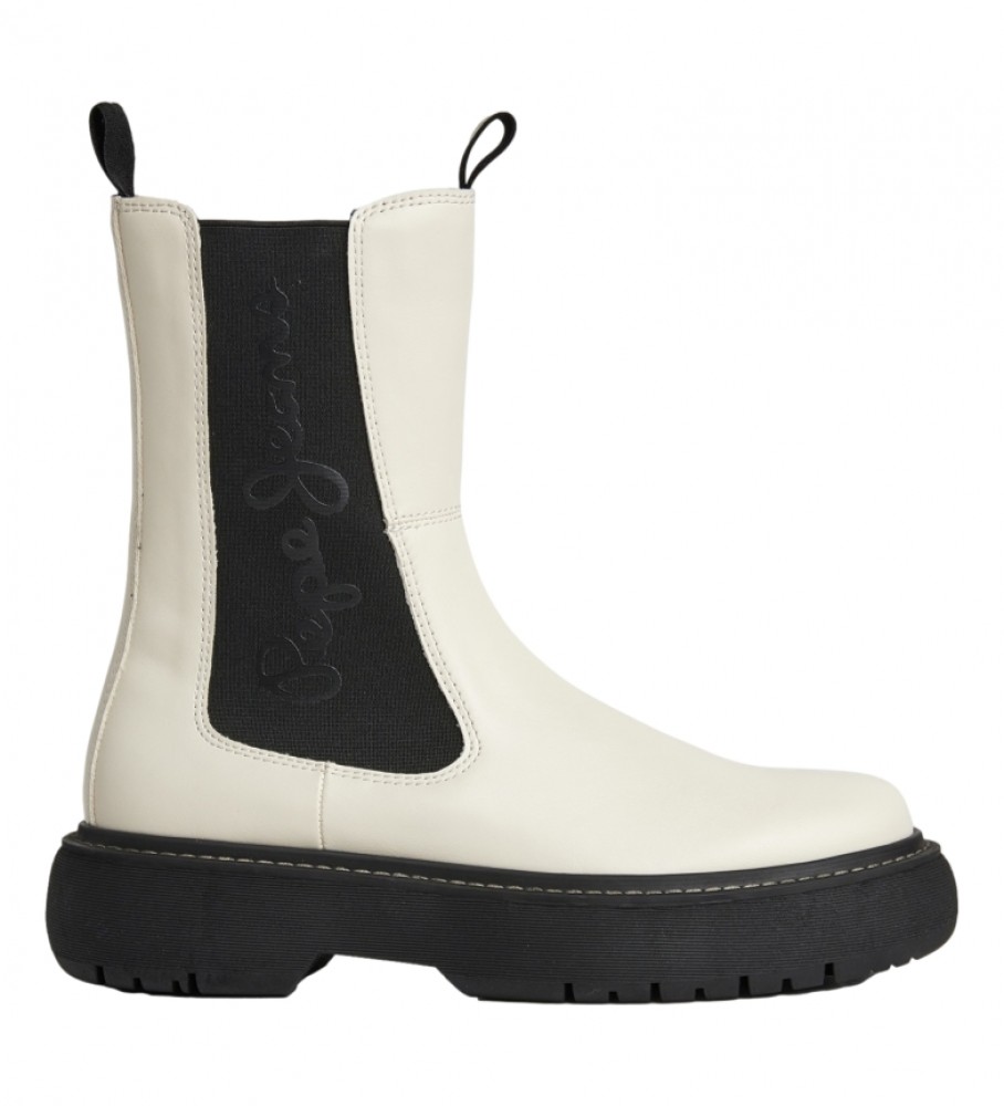 Botas Chelsea Yoko brancas da Pepe Jeans