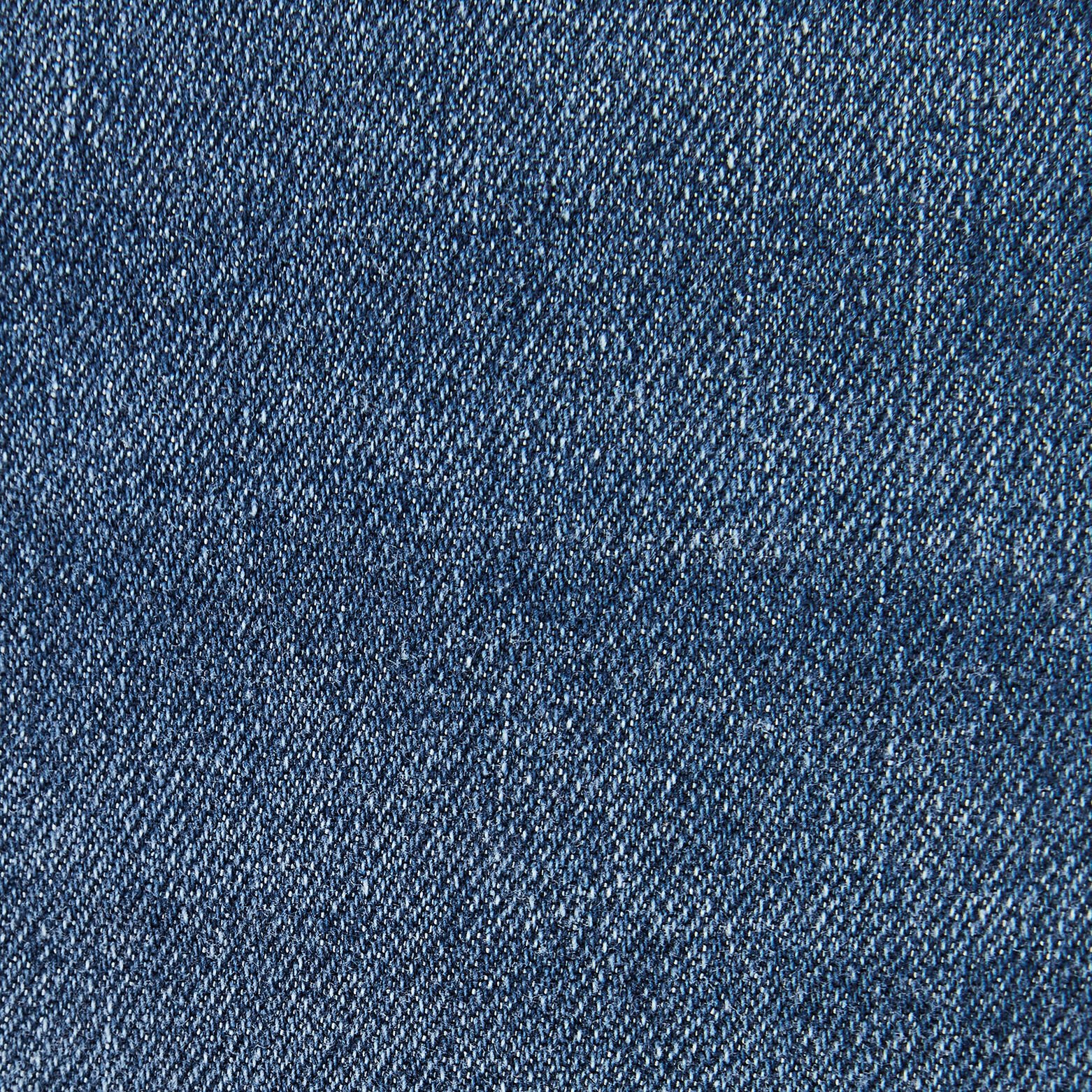 Jean slim en coton et polyester recyclés Bleu