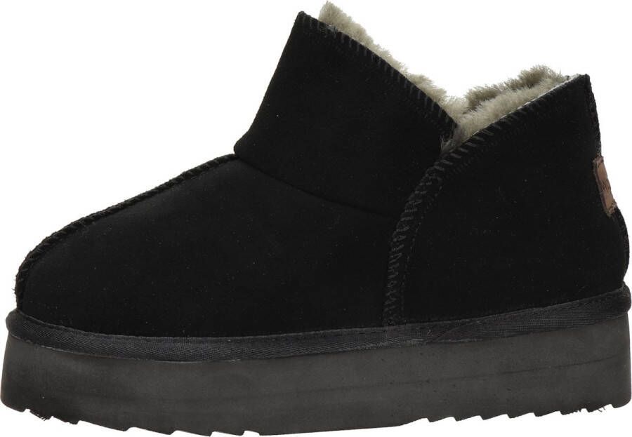 Warmbat Australia Warmbat Willow Plateau dames gevoerde boot Zwart
