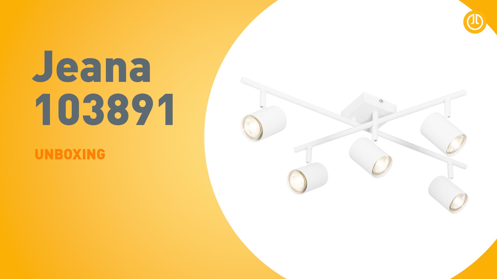 Moderne plafondlamp wit 5-lichts verstelbaar vierkant - Jeana