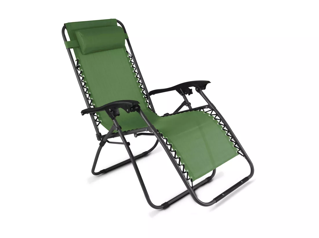 Fauteuil de jardin pliant relax vert