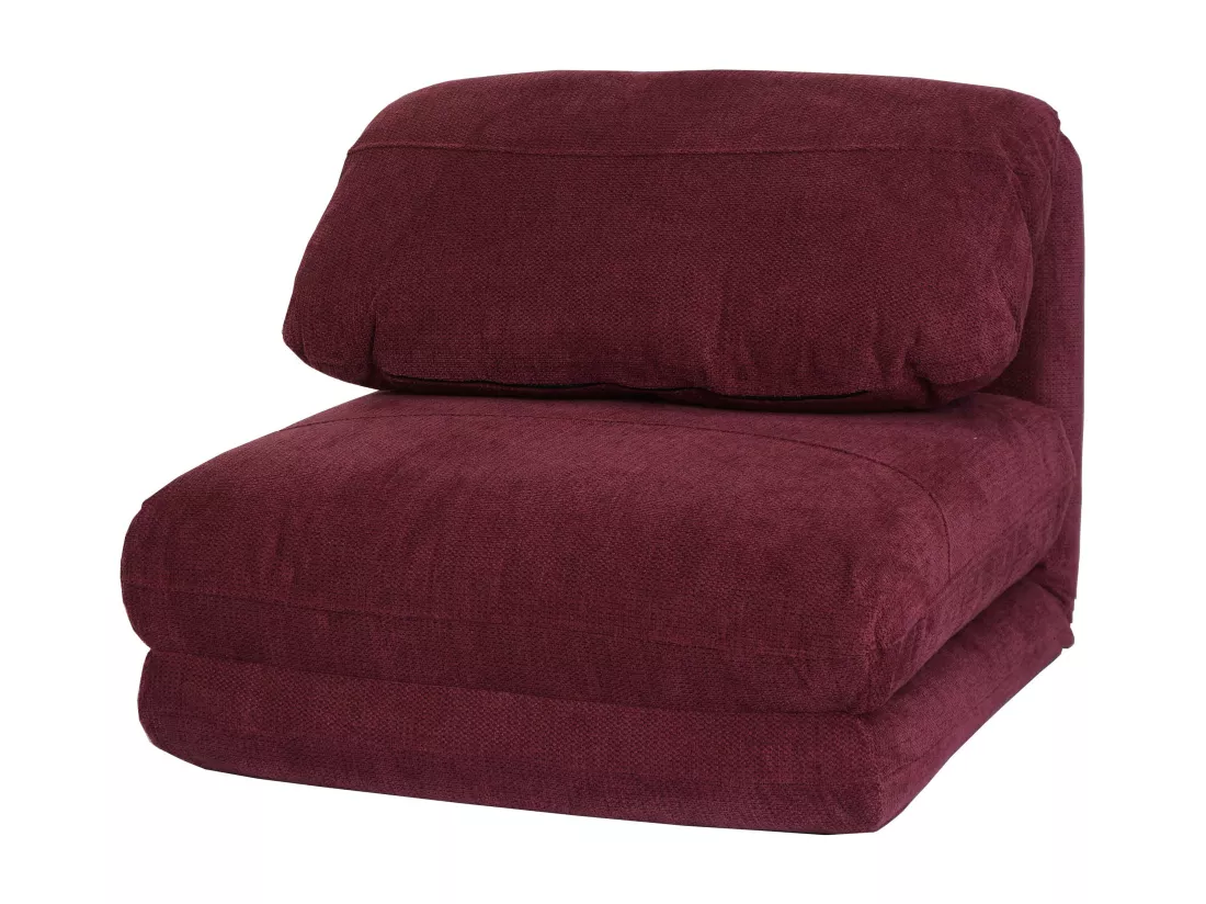 Fauteuil-lit MCW-E68, bordeaux