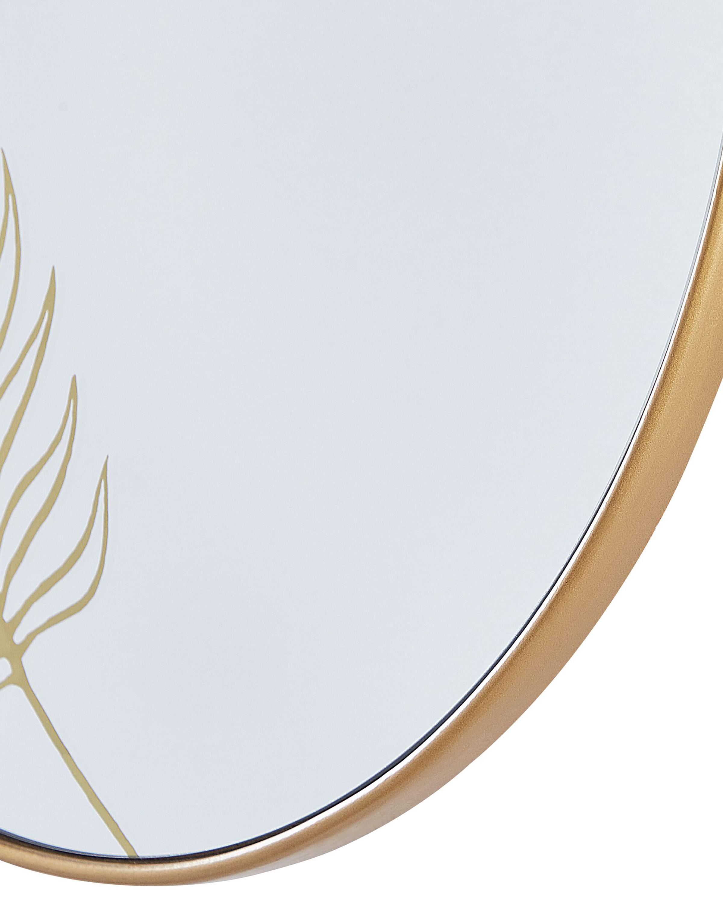 Wandspiegel SAUVIE 57 cm 57 cm Goud