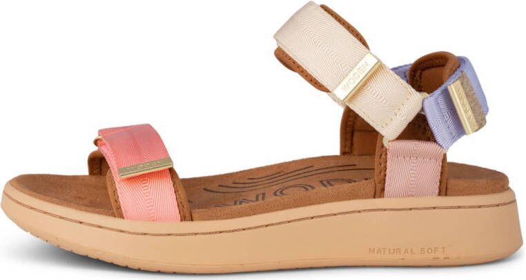 Woden Line LIte Sandalen roze Textiel Dames