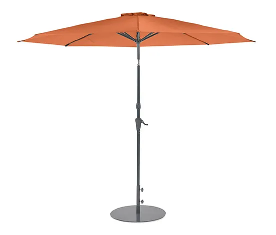 Leco Sonnenschirm, 300 cm, orange (exkl. Schirmständer)