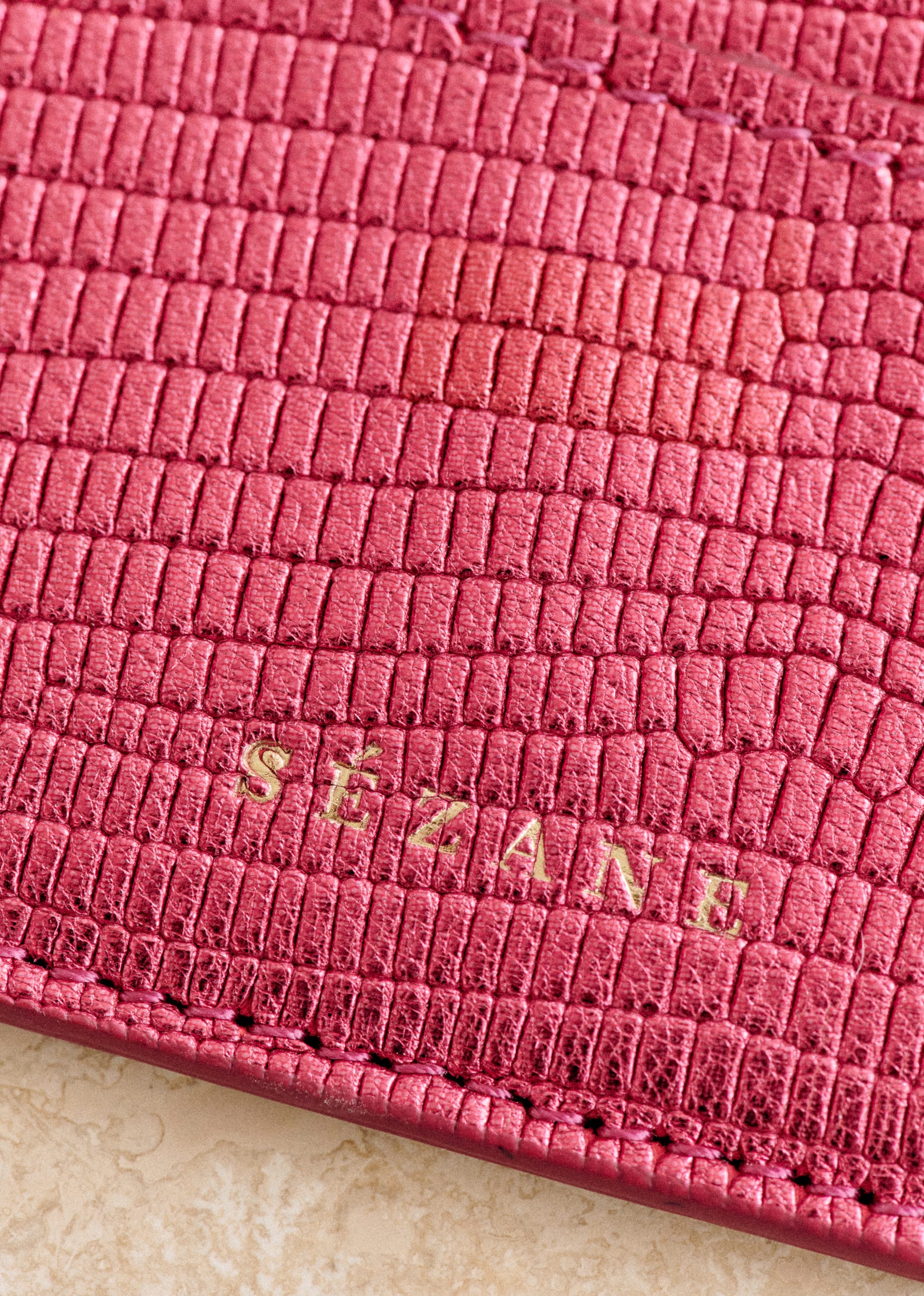 Porte-monnaie Alfredo - Rose métallisé téjus - SACS/NEW SACS Petite Maroquinerie 5906440