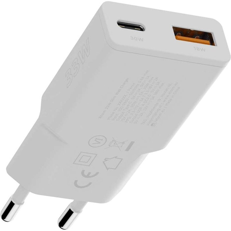 Xtorm XG2SL033 chargeur d'appareils mobiles Smartphone, Smartwatch, Tablette Blanc Secteur Charge rapide Intérieure
