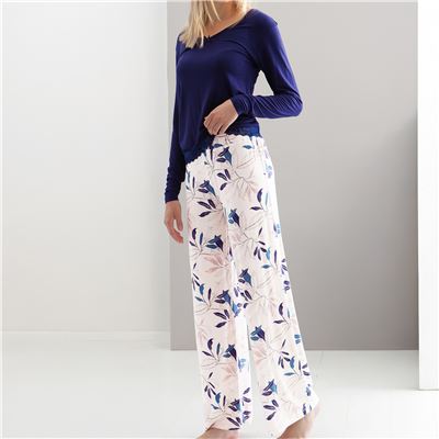 Pyjama femme imprimé végétal - BECQUET CRÉATION