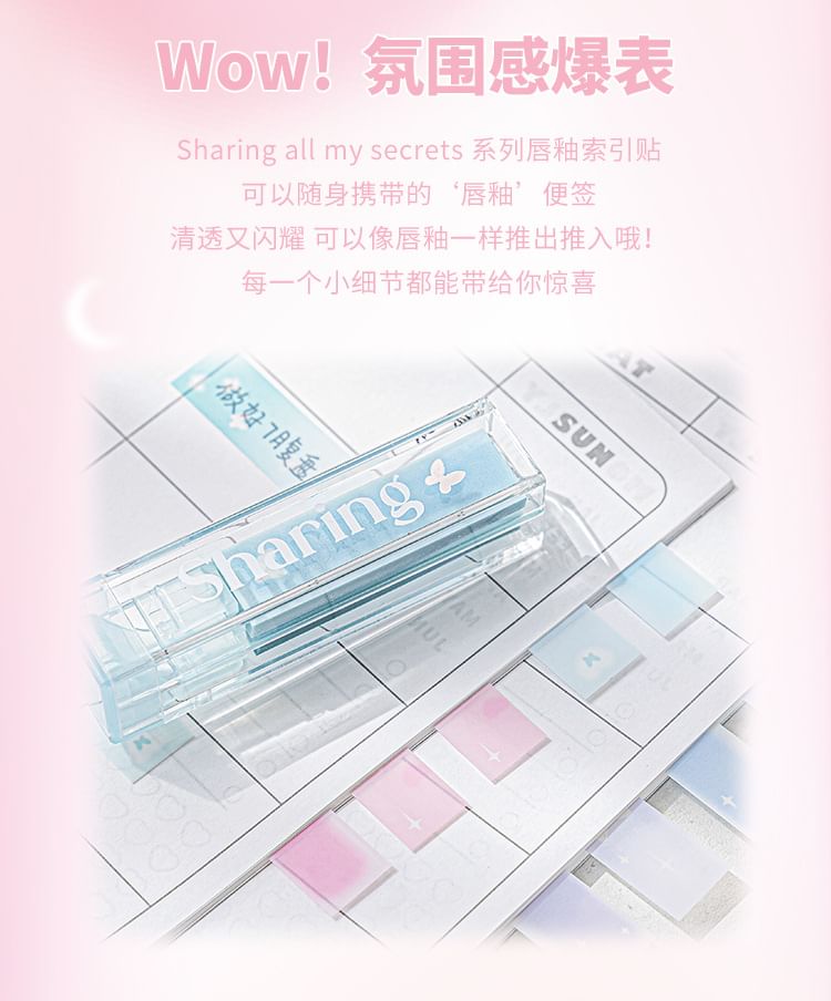 princesseria - Letterverloop Index Tabblad Sticky Notes