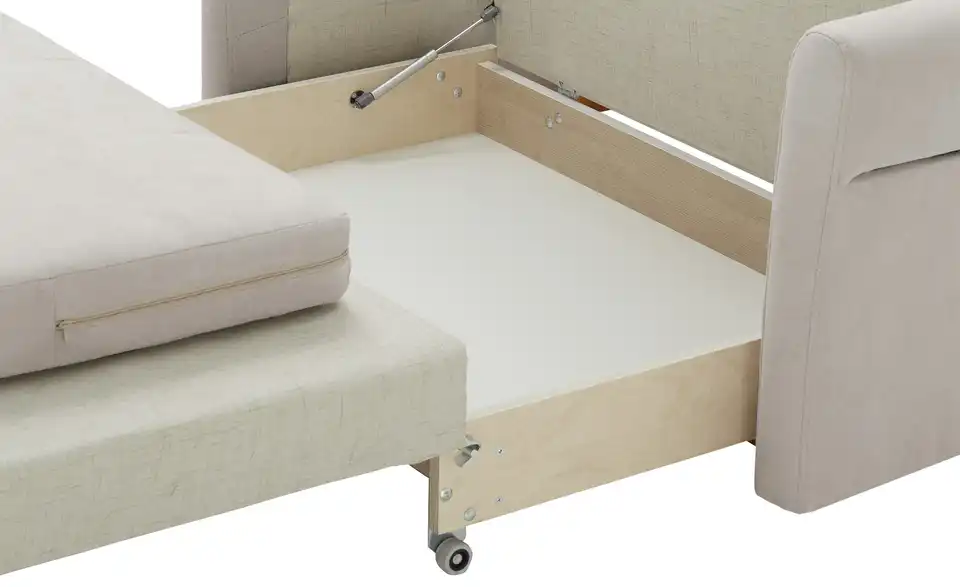 Schlafsofa City Rückenkissen Dschungel Schwarz Beige