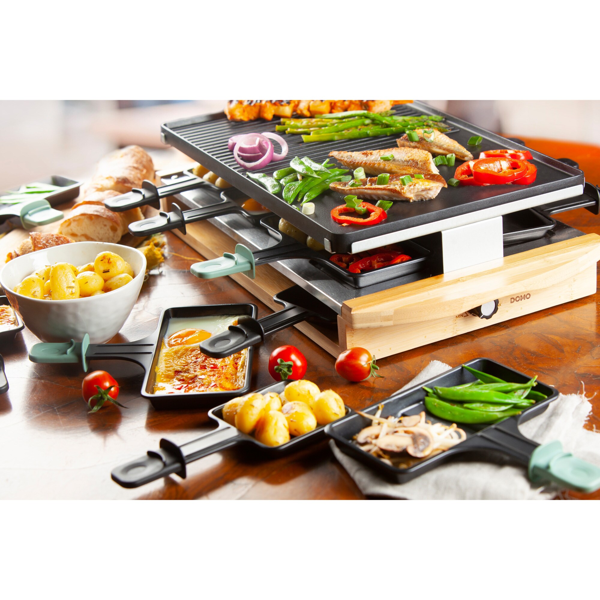 Domo Raclette Bamboo D09246G