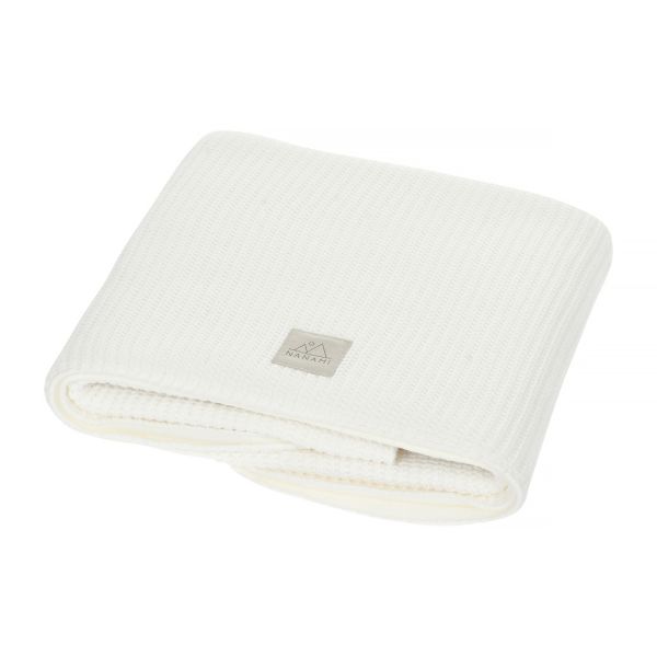 Nanami Rib Knit Ledikantdeken - Dubbelzijdig - Off White