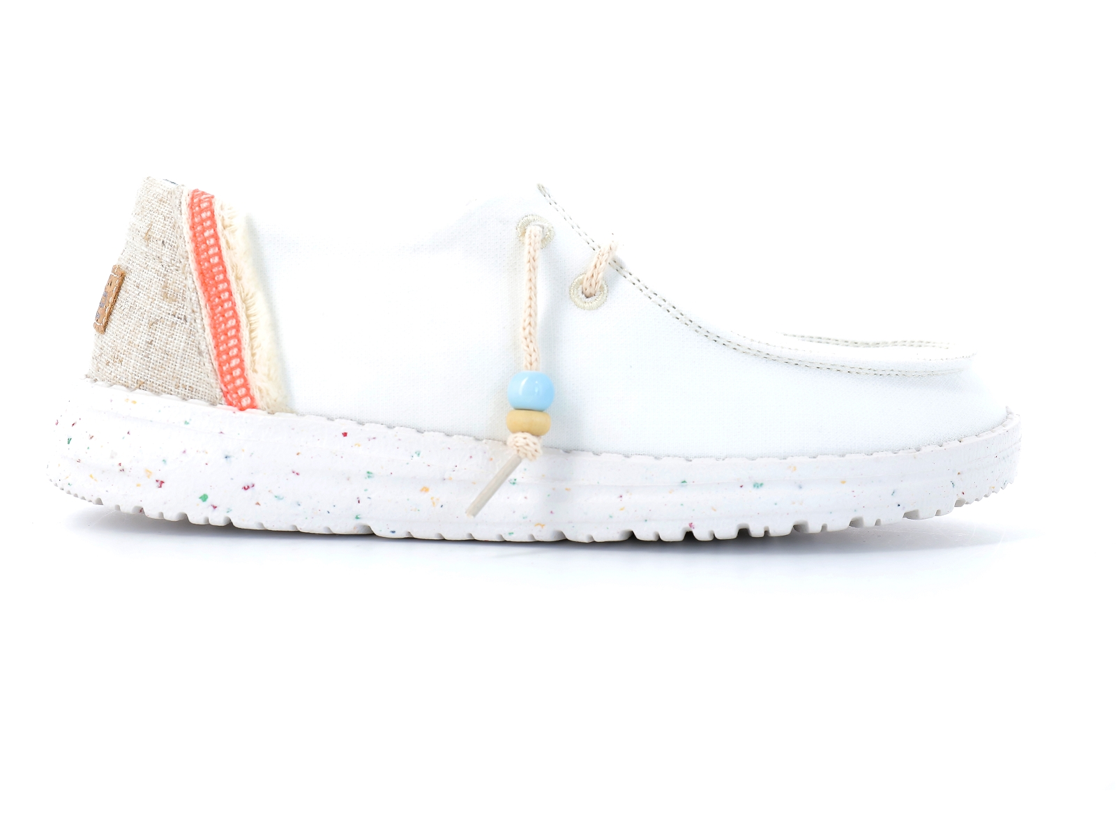Hey dude-WENDY NATURAL D22150212 Textile Blanc