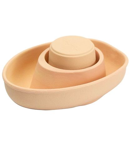 PlanToys Bådeleget?j - Naturgummi - Speedb?d/Ub?d - Pastelorange