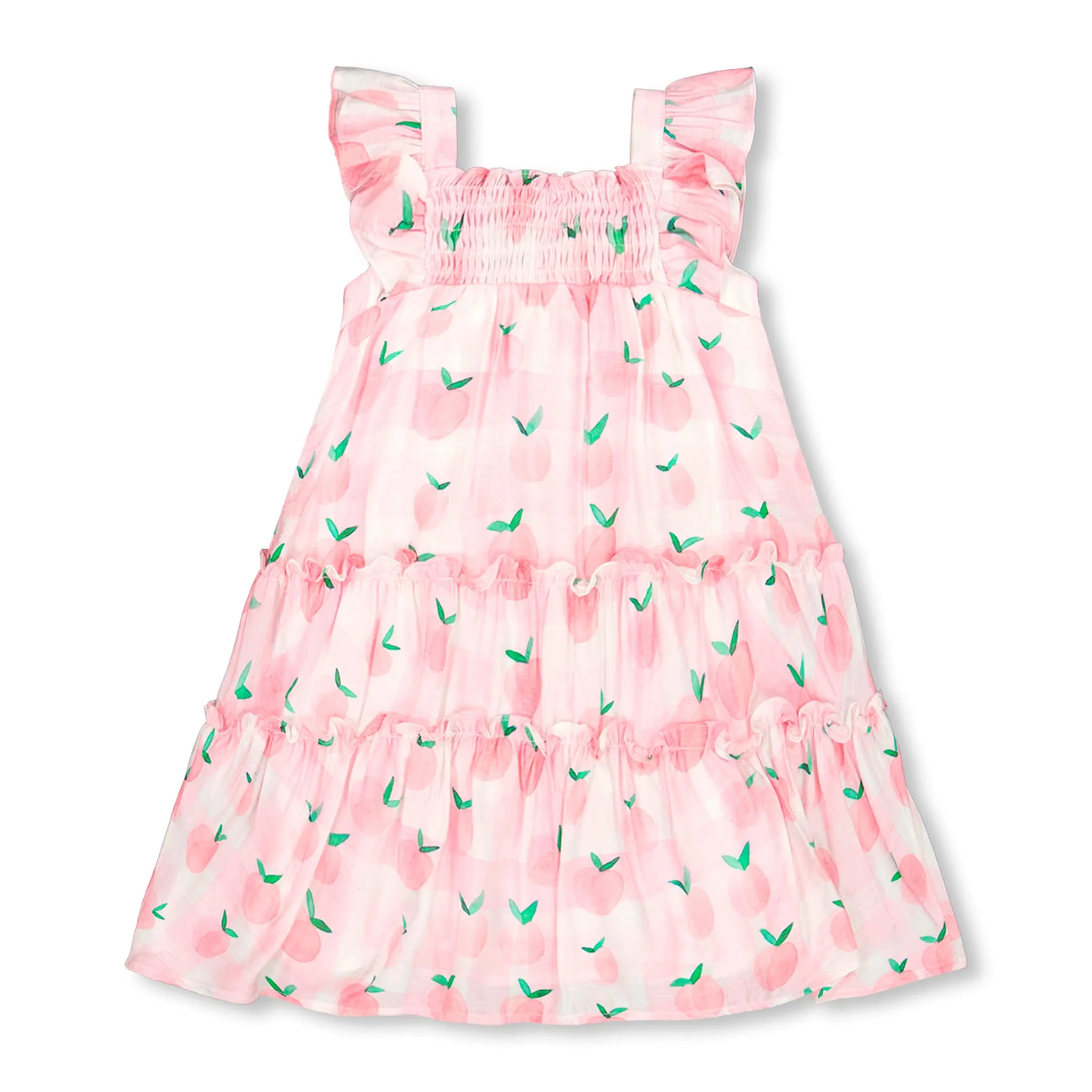 Deux par Deux Robe Vichy Fruits 2-6ans