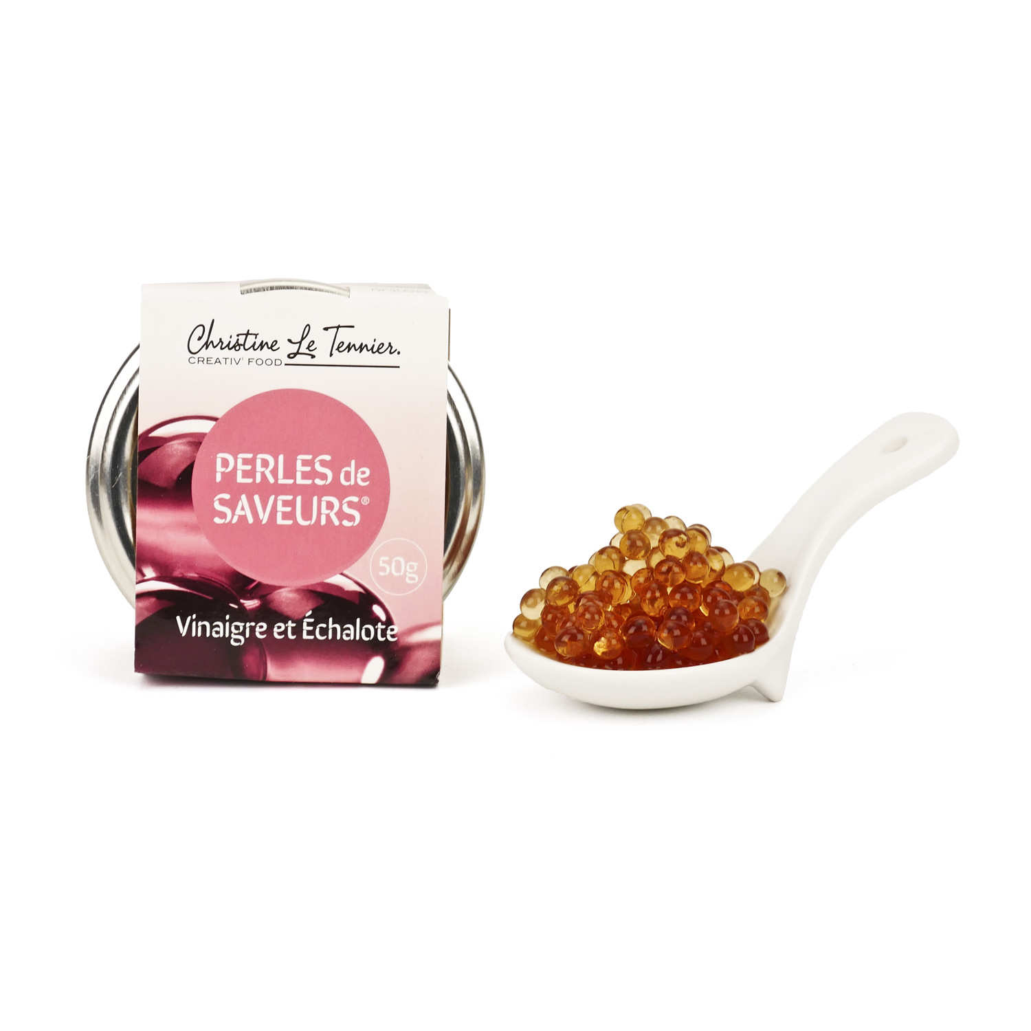 Perles de saveur vinaigre et échalotes