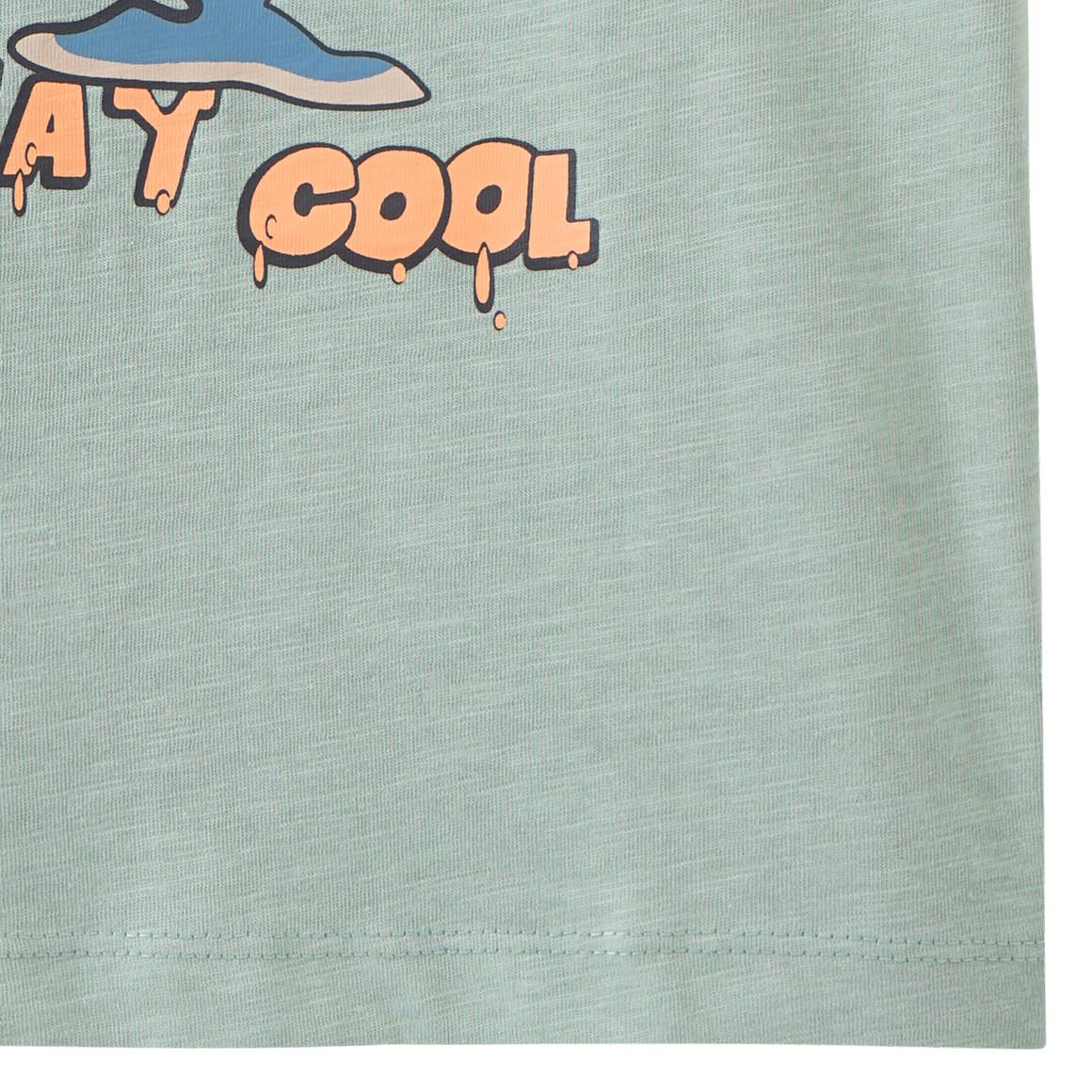 Topolino Jungen T-Shirt mit Hai-Print mintgrün
