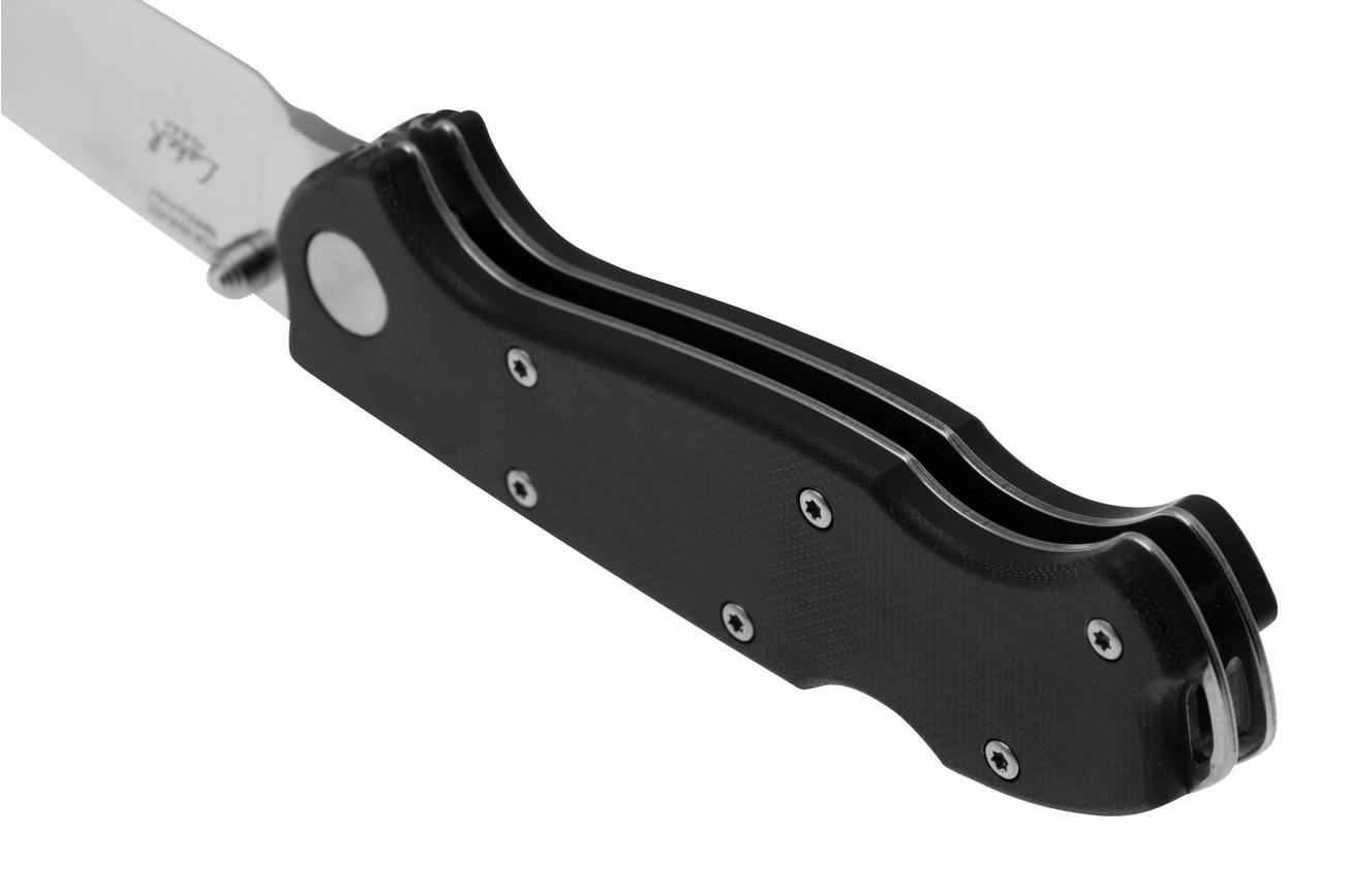 Fox Knives FX-RL01-G10 Satin N690Co, Black G10 zakmes, Ron Lake design