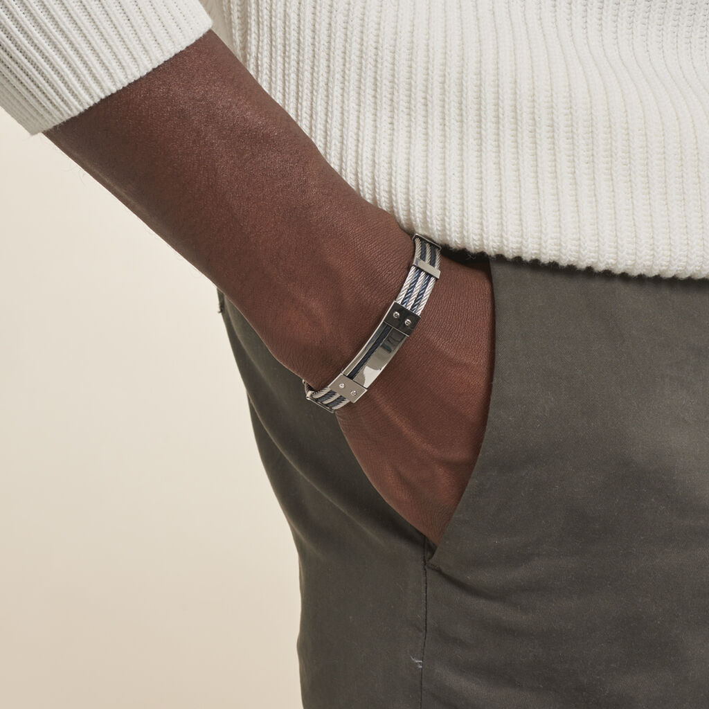 Bracelet Jourdan Herens Acier Blanc