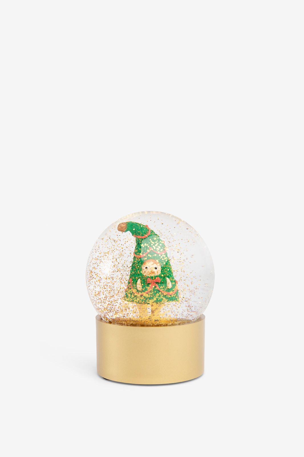 Sneeuwbol met kerstboompje