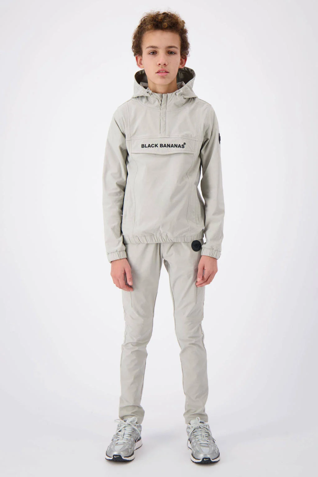BLACK BANANAS anorak zomer grijs