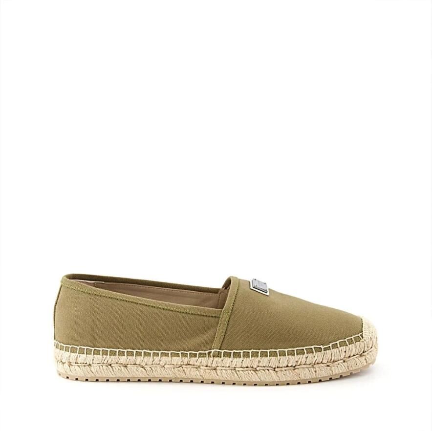 Dolce & Gabbana Espadrilles met logo Green Heren