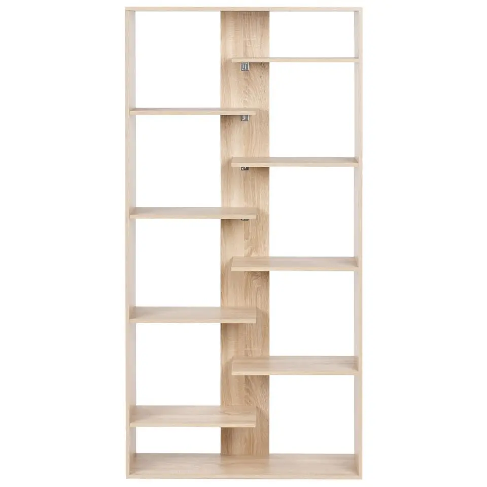 FONTAS - Boekenkast - Lichtbruin - Spaanplaat