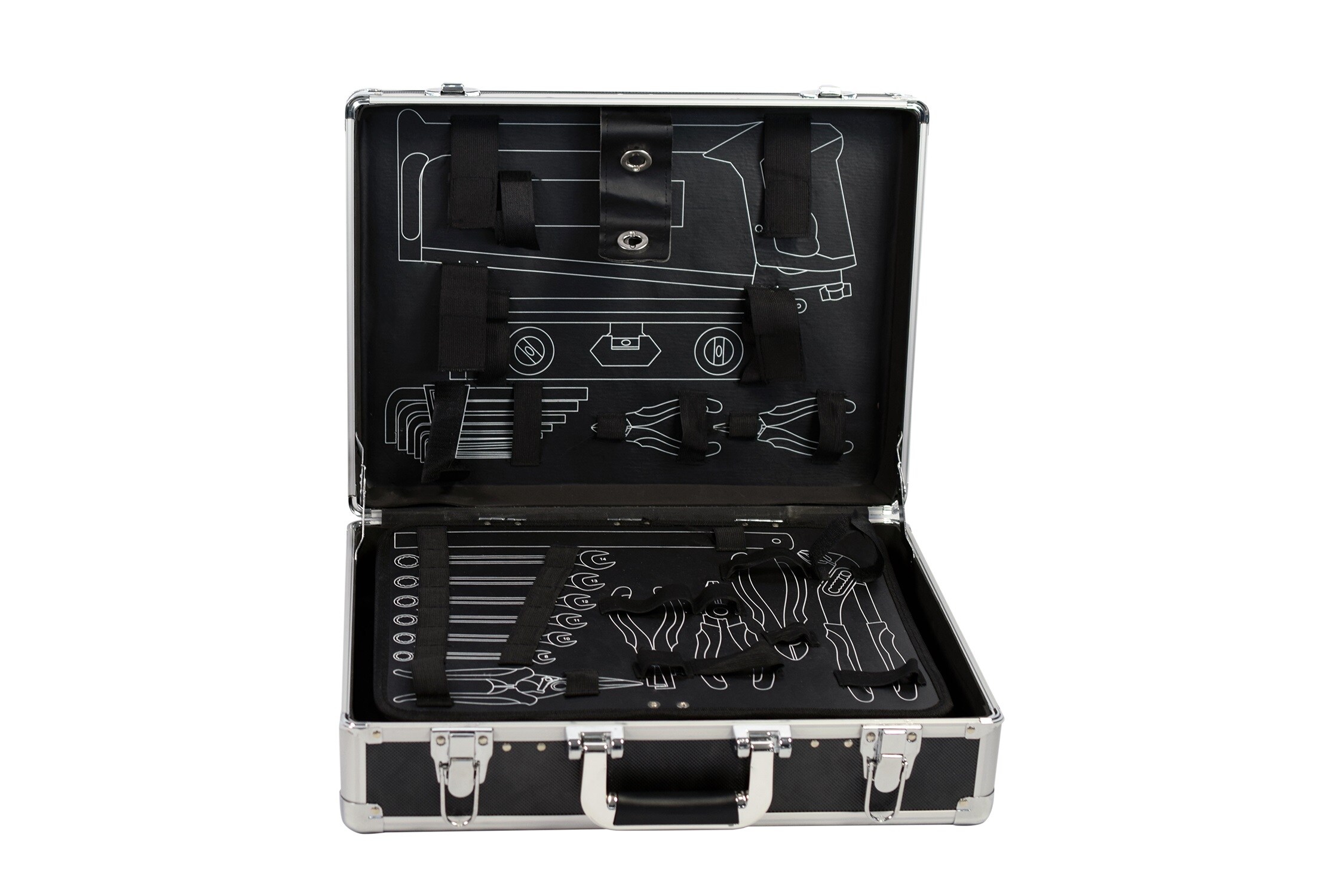 TECH-CRAFT® Werkzeugkoffer 130 tlg. Heimwerker-Set Werkzeugtasche Werkstattkoffer