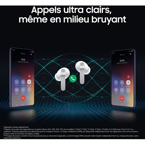 Ecouteurs Samsung Buds4 Pro Blanc