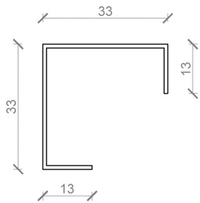 Samlemuffe 14 x 14 x 60 mm