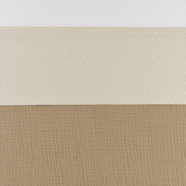Meyco Baby Plume Ledikantlaken - 100 x 150 cm - Soft Sand