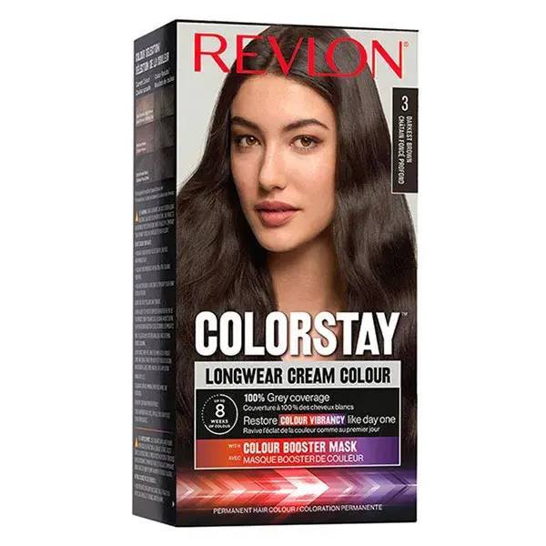 Revlon Colorstay Coloração Permanente nº 3 Castanho Escuro Intenso 165ml