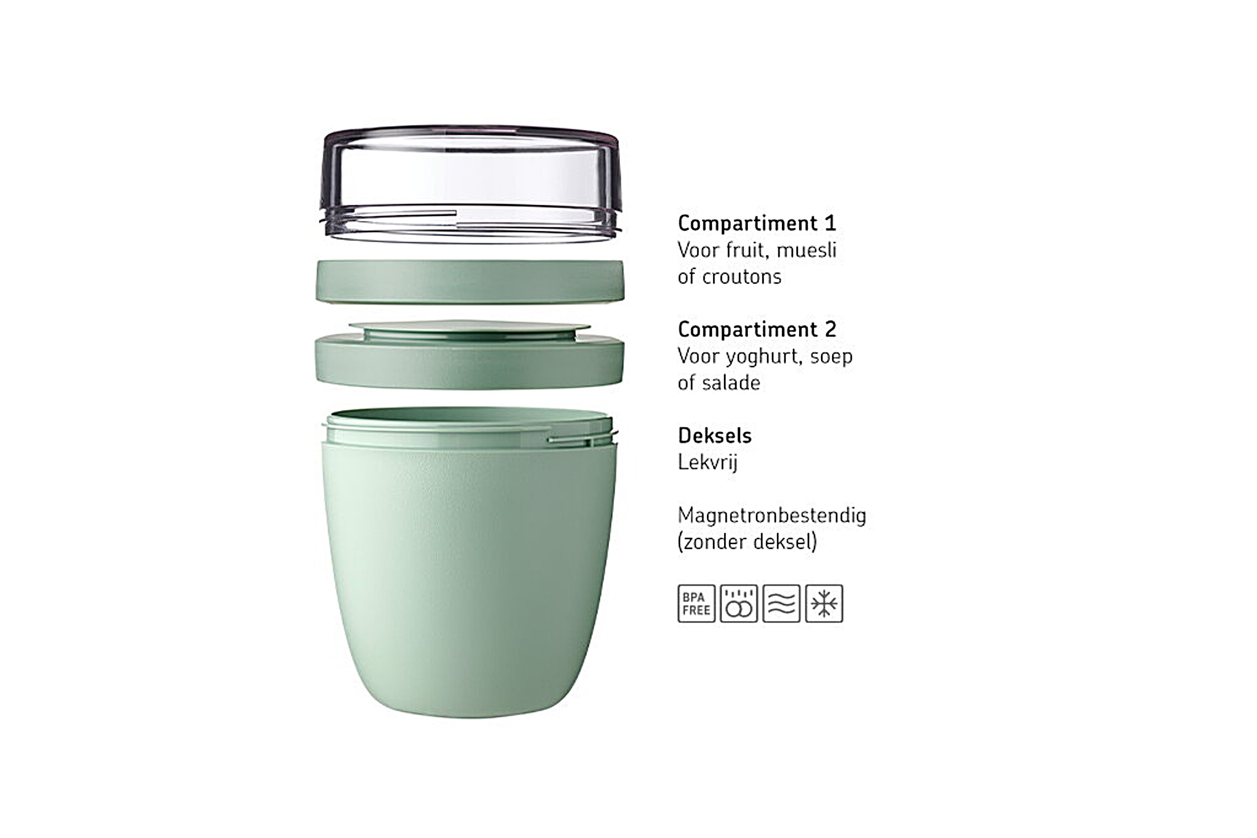 Mepal Ellipse lunchpot - Vivid blue
