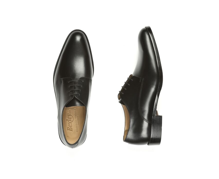 Derbies homme Noir semelle cuir avec patin - PHILIP II PATIN