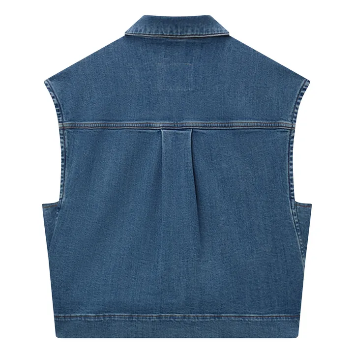Pomandère Veste Sans Manches Denim | Bleu
