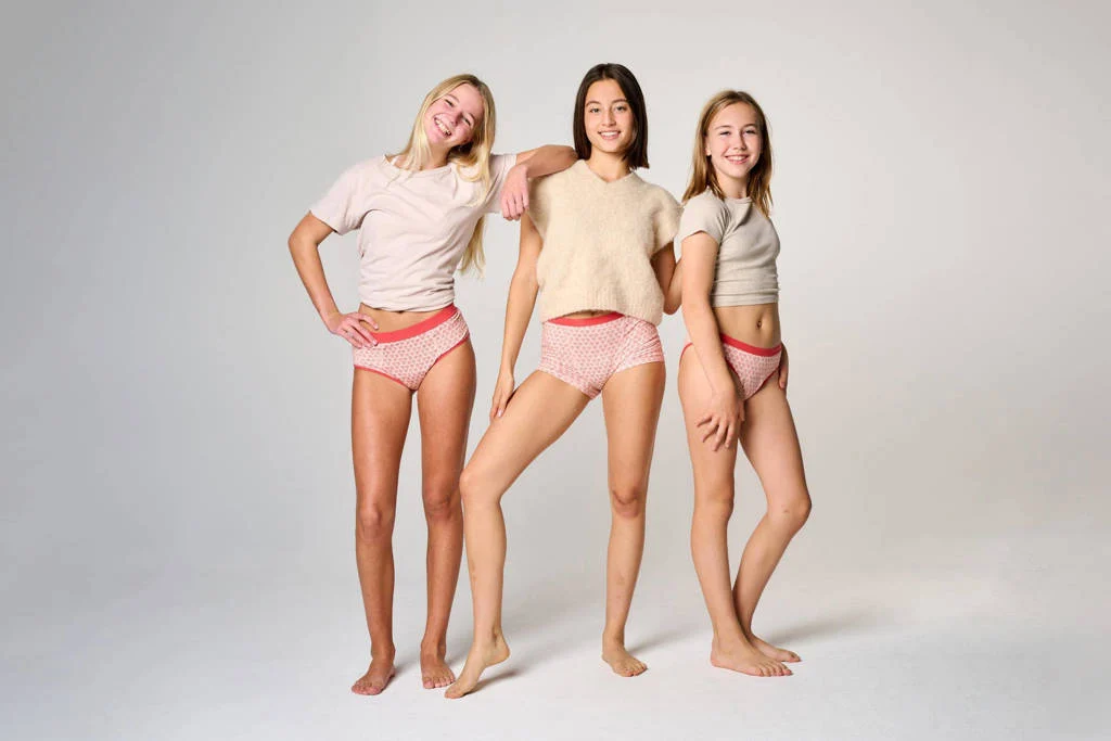 mentruatie boyshort roze heavy overnight