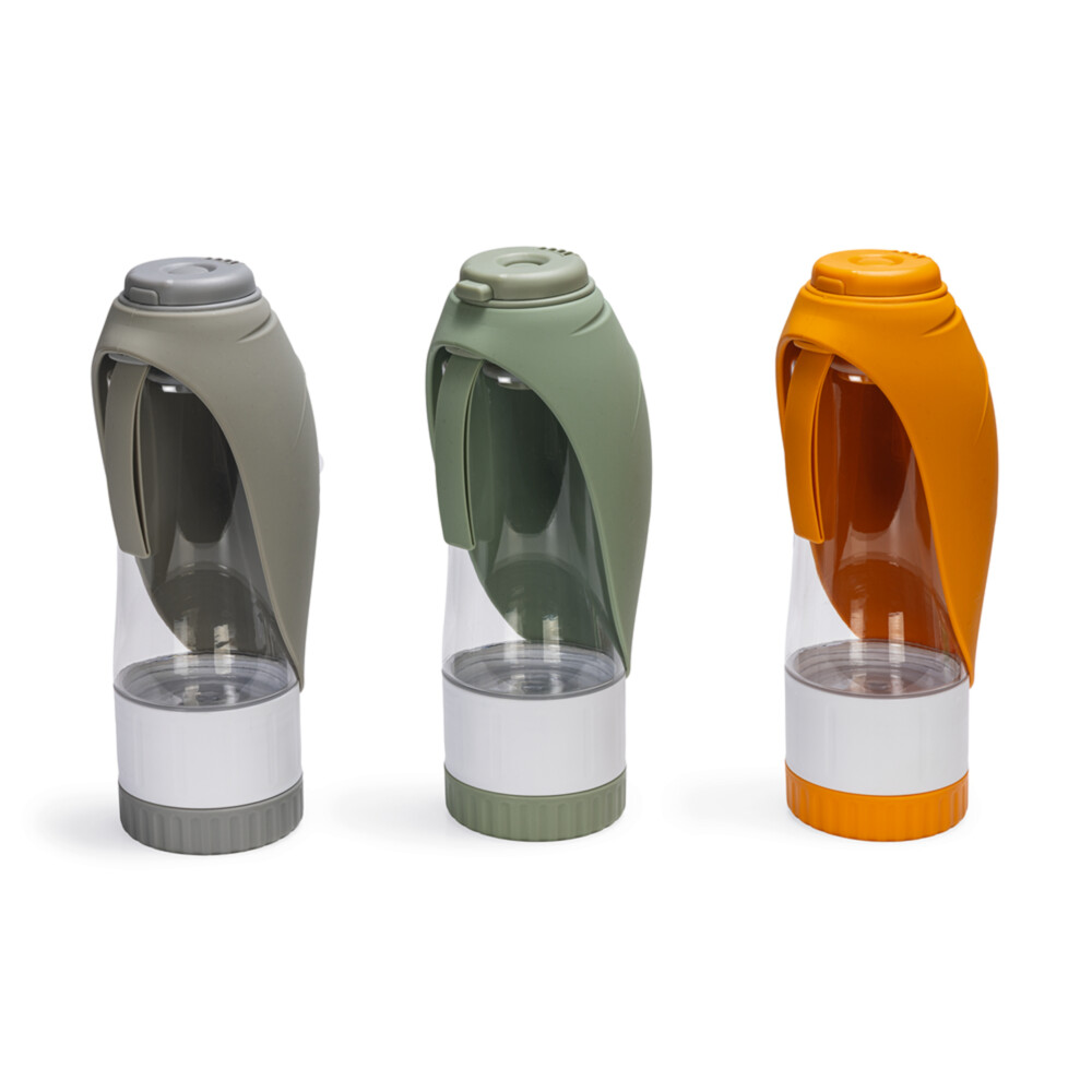 Beeztees Nel Drinkfles Hond Silicone Assorti600 ml