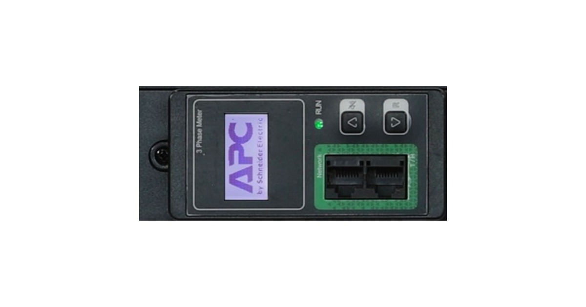 APCEasy Metered Rack PDU, 11 kW, 400V, IEC309 3 Fase  (Zwart, 21x C13, 3x C19, EPDU1216M)
