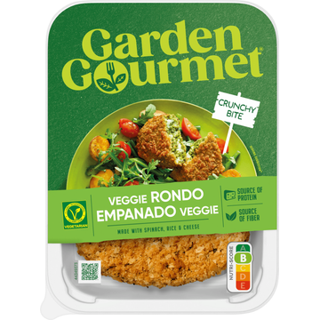 Garden Gourmet Vleesvervanger Spinazie Kaas Rondo 180g