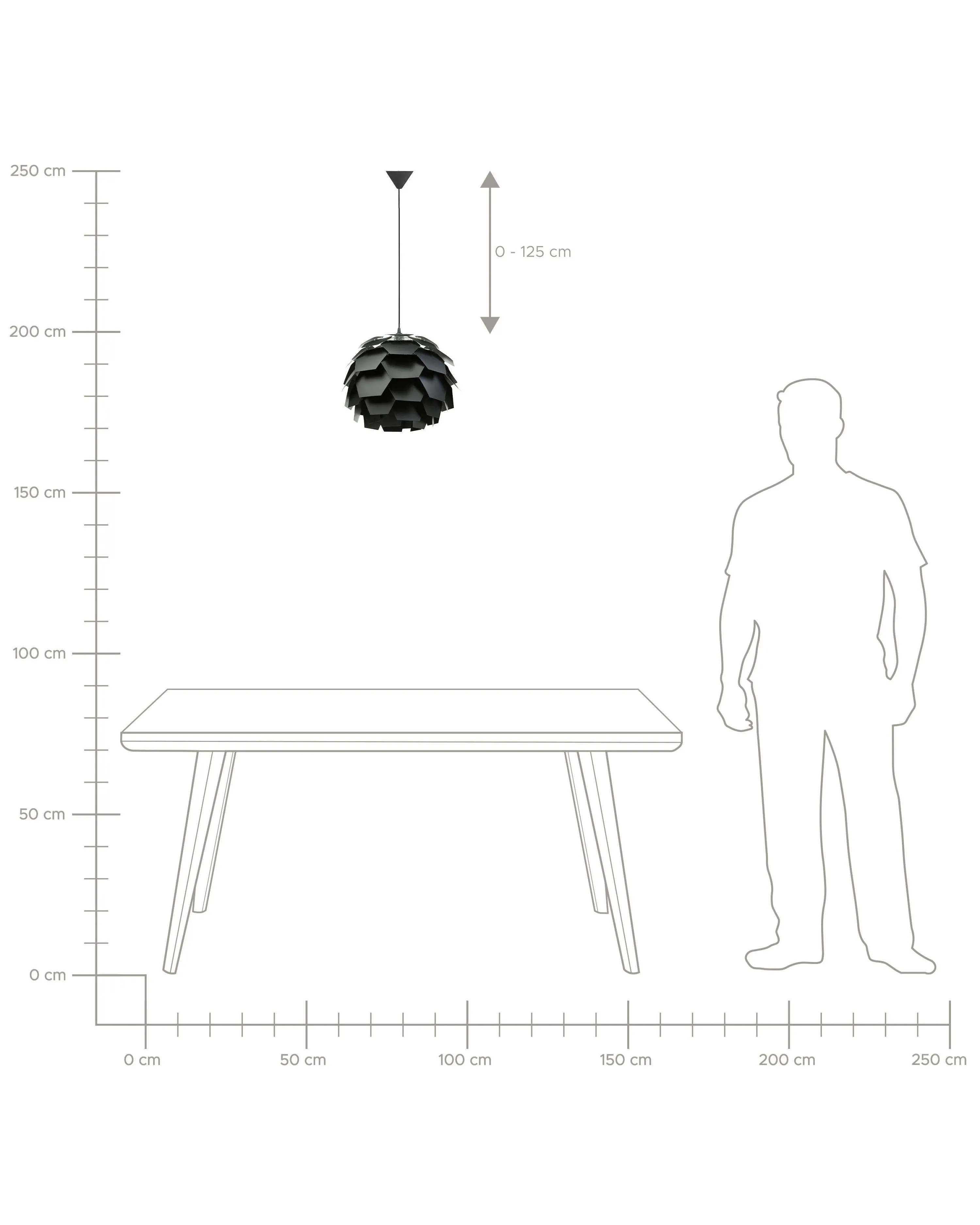Hanglamp SEGRE S Zwart