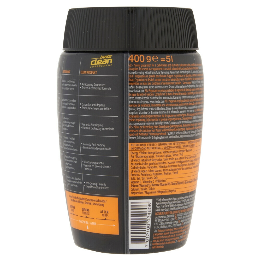 3x Isostar Hydrate & Perform Orange400 gr
