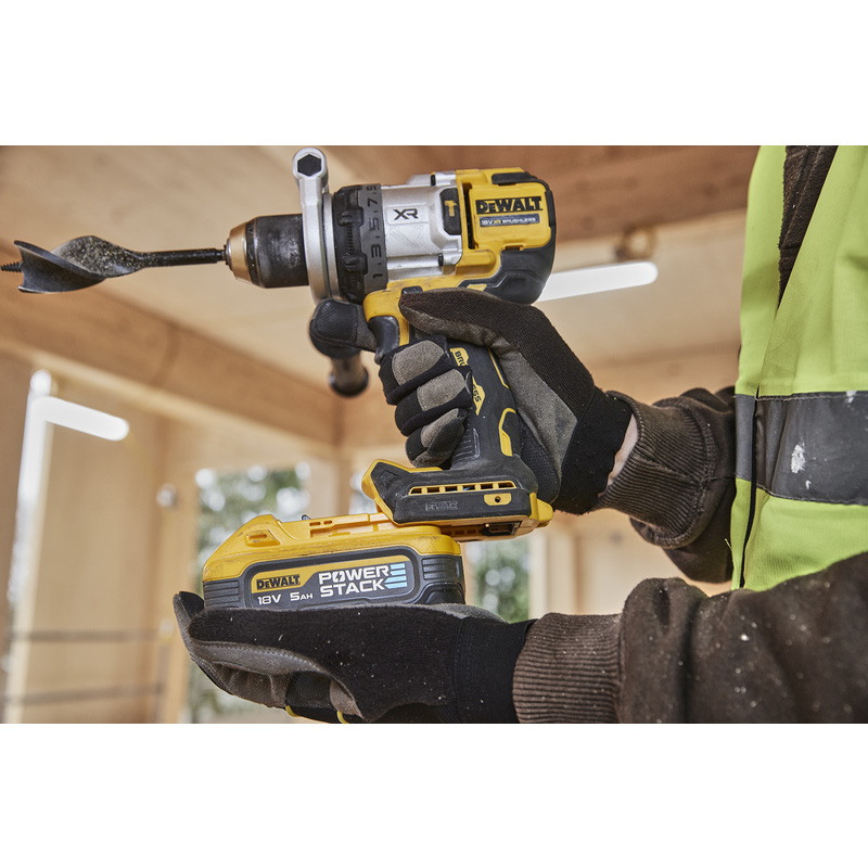 DeWALT DCD1007NT-XJ 18V XR Basic accu klop-/schroefboormachine in TSTAK (body) 18V Li-ion