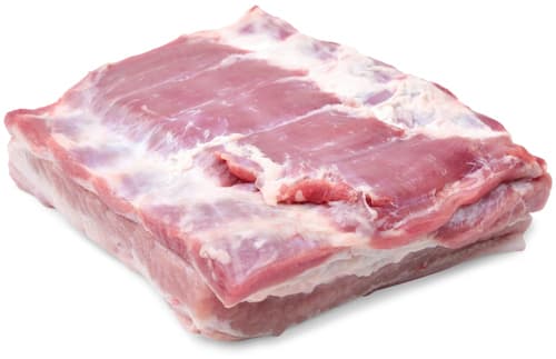 Thüringer Duroc Schweine-Bauch o. Knochen, mit Schwarte