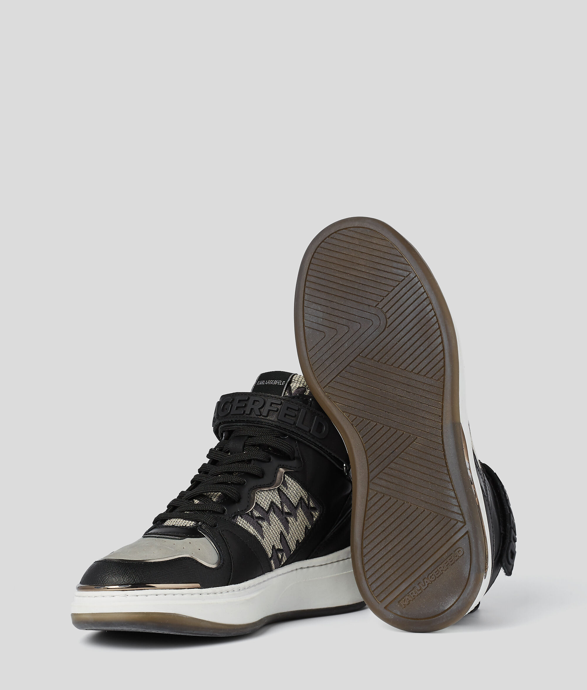 Basket montante KL Monogram Elektra Jacquard