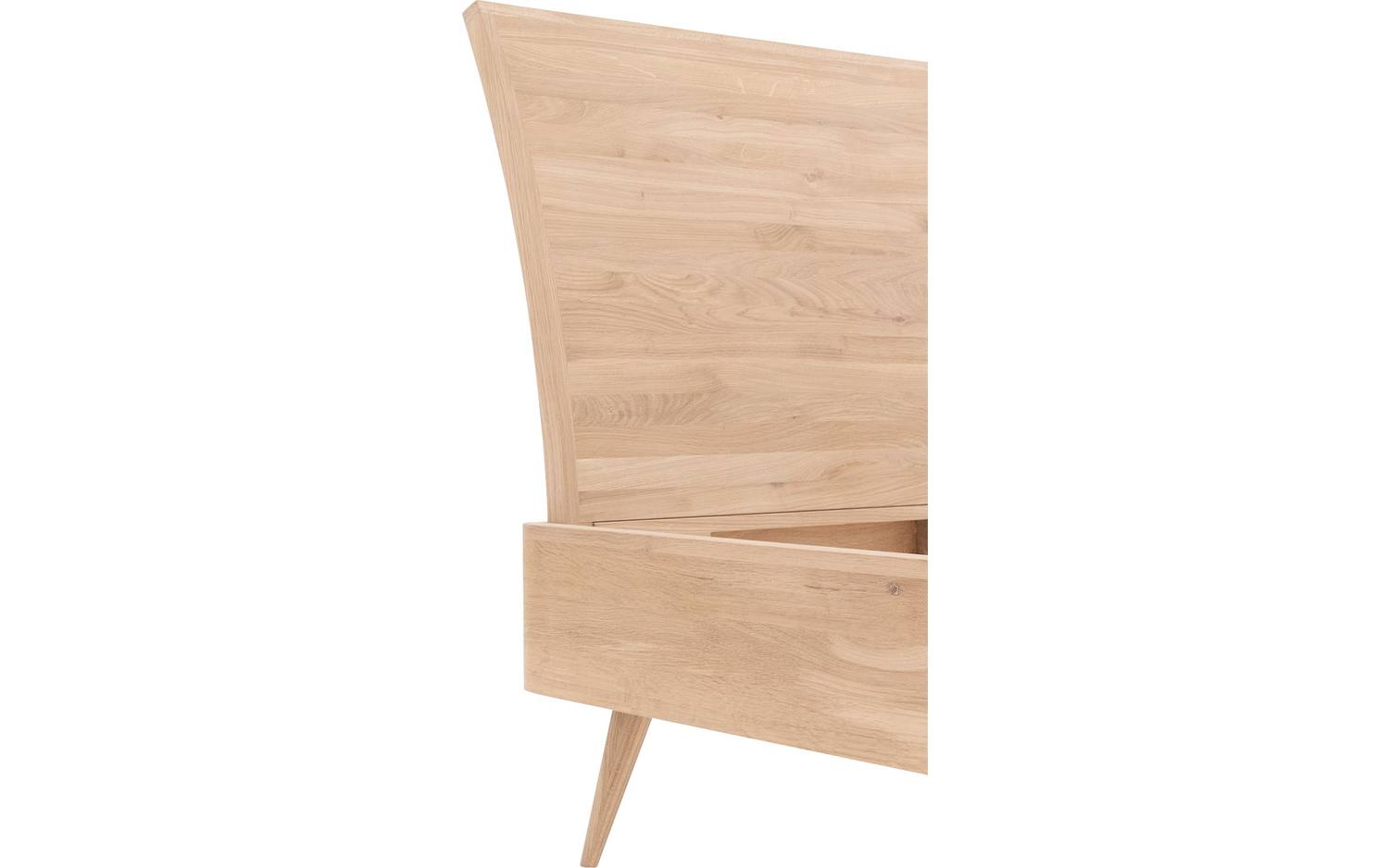 Goossens Bedframe Dodge - 90 x 200 - Eiken naturel - Hout