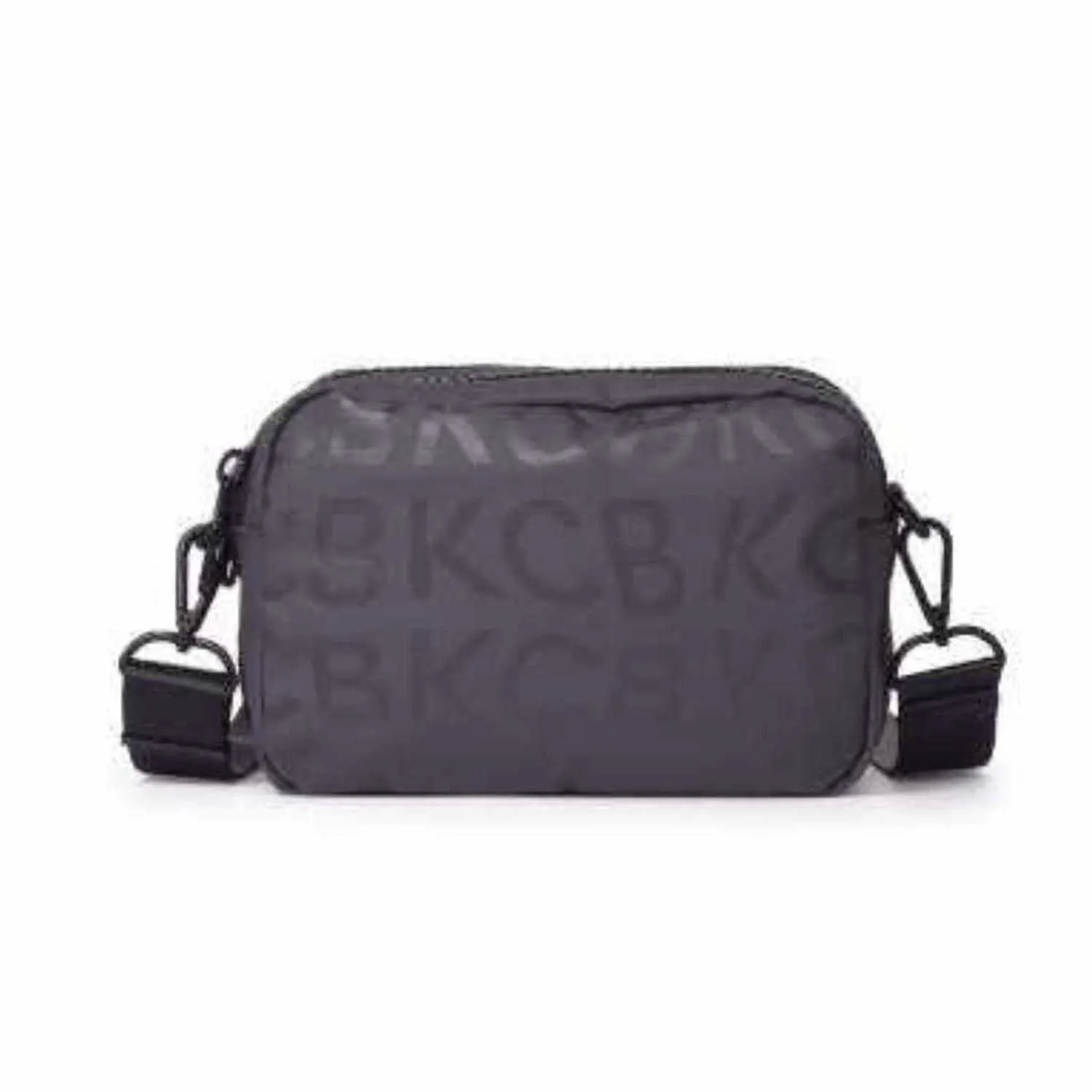 KCB VEGAN BAGS Umhängetasche Schwarz Textil  Wasserdicht