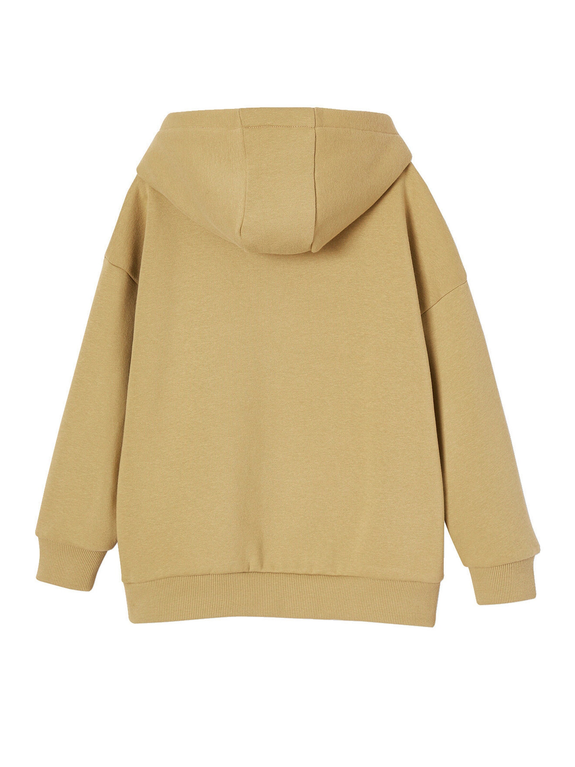 Vertbaudet Jungen Dino-Kapuzensweatshirt olivgrün