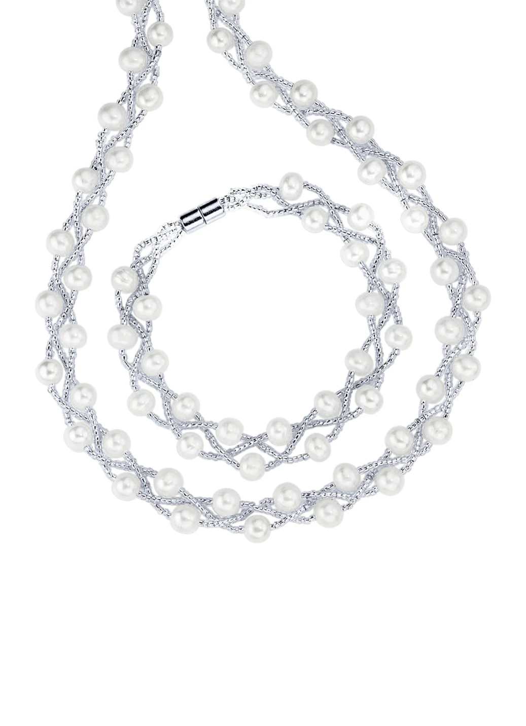Schmuck-Set 2 teilig mit Süßwasser-Zuchtperlen