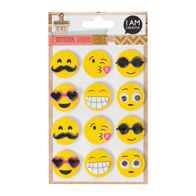 I AM CREATIVE Stickers 3D, Emojis