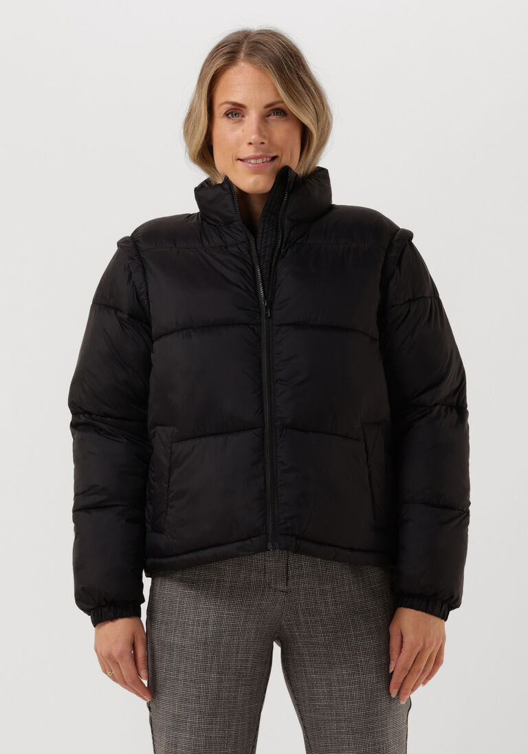 MODSTR\u00D6M zwarte modstr&ouml;m gewatteerde jas sammi jacket